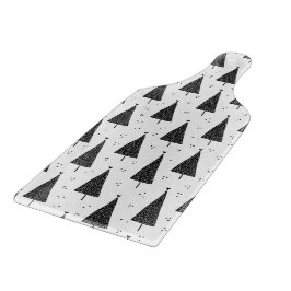 Tabla De Cortar Glass Cutting Board - Christmas Pattern