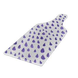 Tabla De Cortar Glass Cutting Board - Purple Pattern