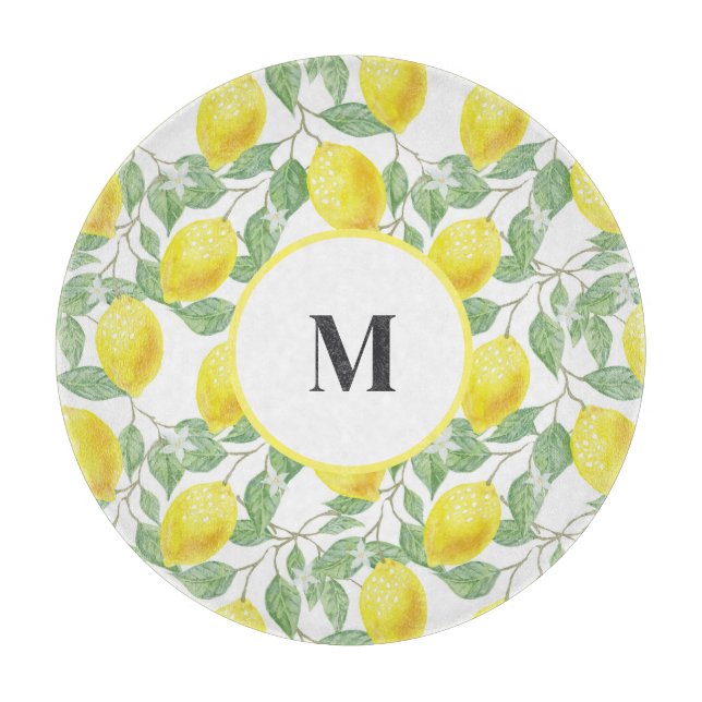 Tabla De Cortar Glass Lemons (Anverso)