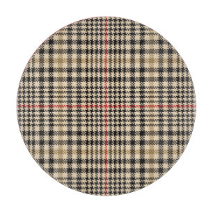 Tabla De Cortar Glen Check Plaid Pixel Art