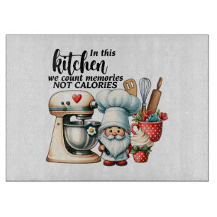 Tabla De Cortar Gnome de cocina contamos Recuerdos no calorías