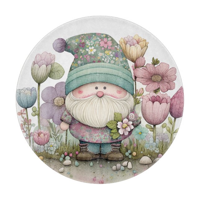 Tabla De Cortar Gnome Glass Cutting Board (Anverso)