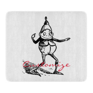 Tabla De Cortar Gnome Thunder_Cove de vacaciones de invierno