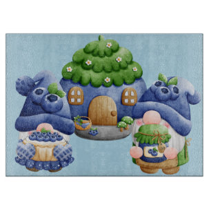 Tabla de cortar Gnomos de arándanos