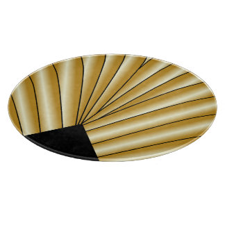 Tabla De Cortar Gold Art Deco Design