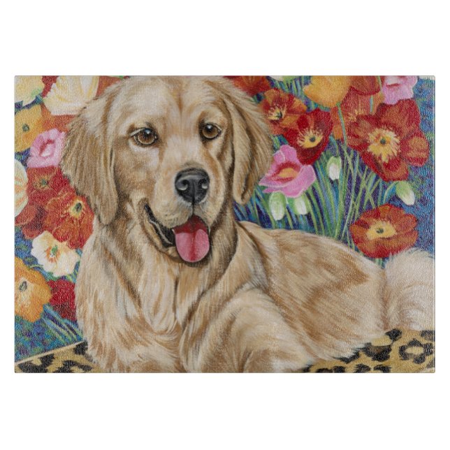 Tabla De Cortar Golden Boy Retriever (Anverso)