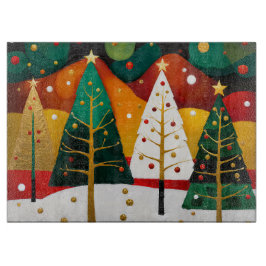 Tabla De Cortar Golden Holiday Grove