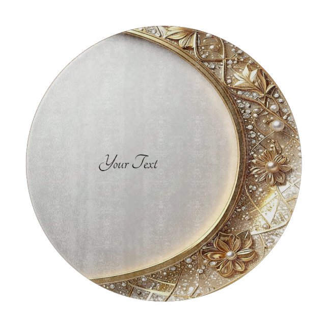 Tabla De Cortar Golden Ornate Cutting Board (Anverso)