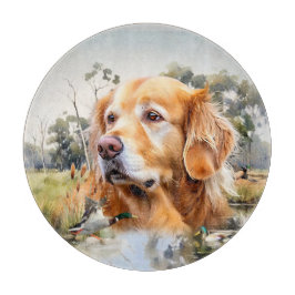 Tabla De Cortar Golden Retriever