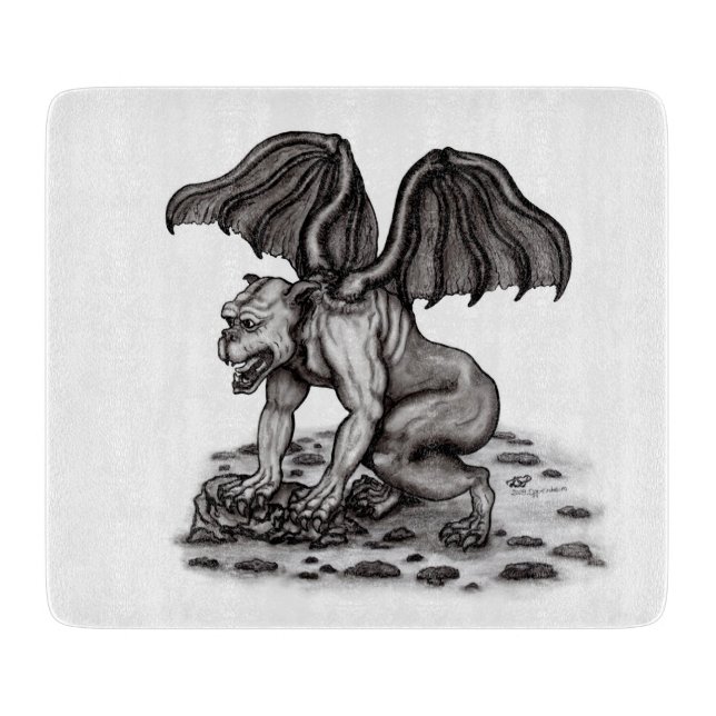 Tabla De Cortar Golem Gargoyle (Anverso)