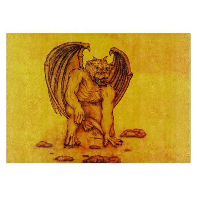 Tabla De Cortar Golem Gargoyle (Anverso)