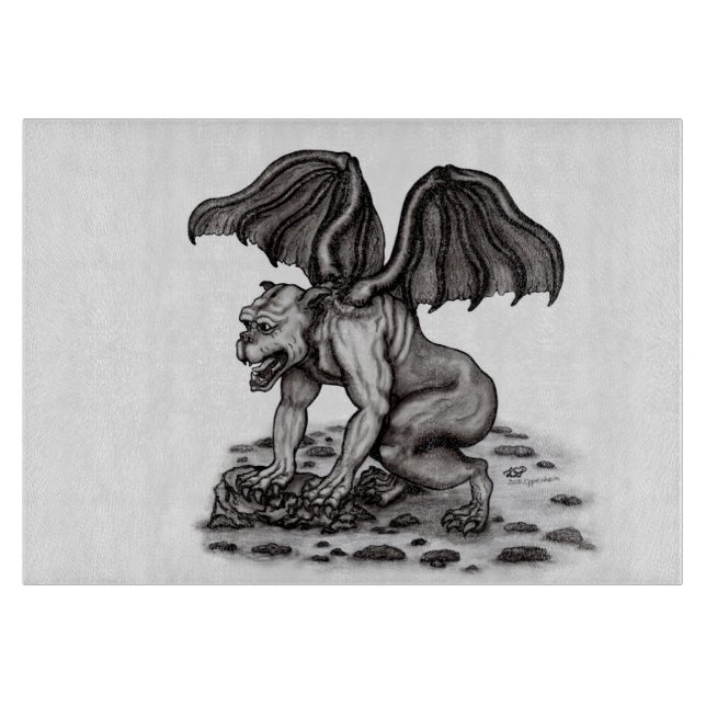 Tabla De Cortar Golem Gargoyle (Anverso)
