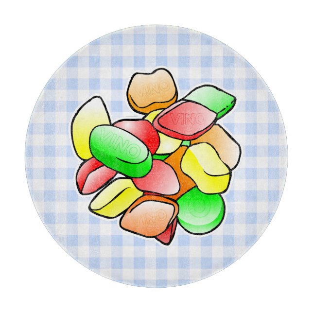 Tabla De Cortar Gominolas Coloridas (Anverso)