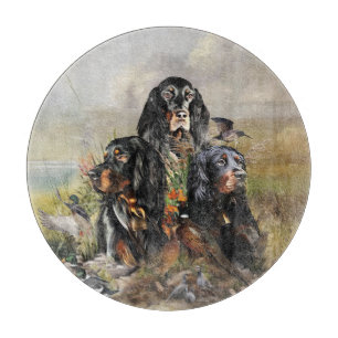 Tabla De Cortar Gordon Setters , Pasión por las Aves , Arte