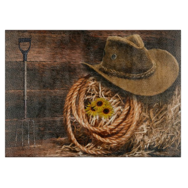 Tabla De Cortar Gorra Cowboy (Anverso)