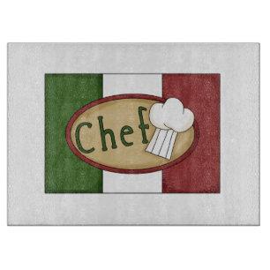 Tabla De Cortar Gorra de Chef italiano