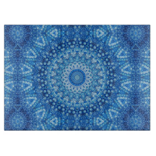 Tabla De Cortar gotas azules