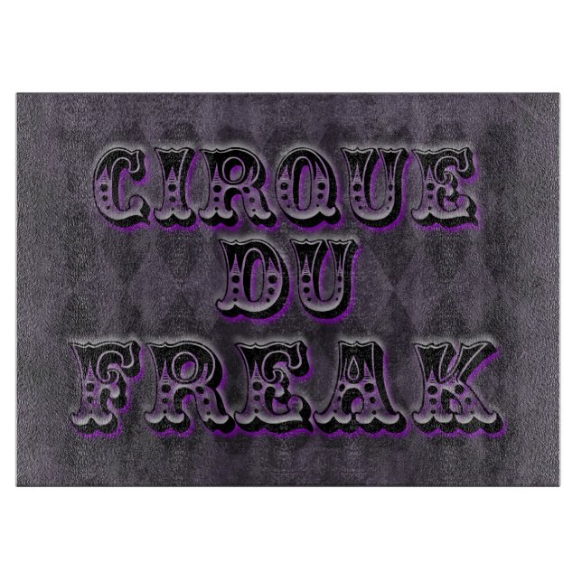 Tabla De Cortar Gótico Argyle Cirque Du Freak (Anverso)