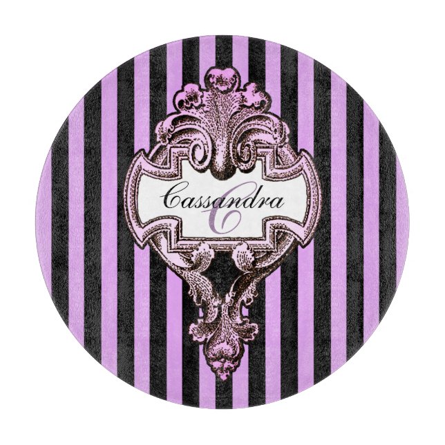 Tabla De Cortar Gótico romántico Steampunk personalizado (Anverso)