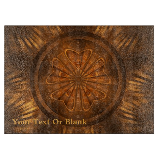 Tabla De Cortar Grabado de madera (Anverso)