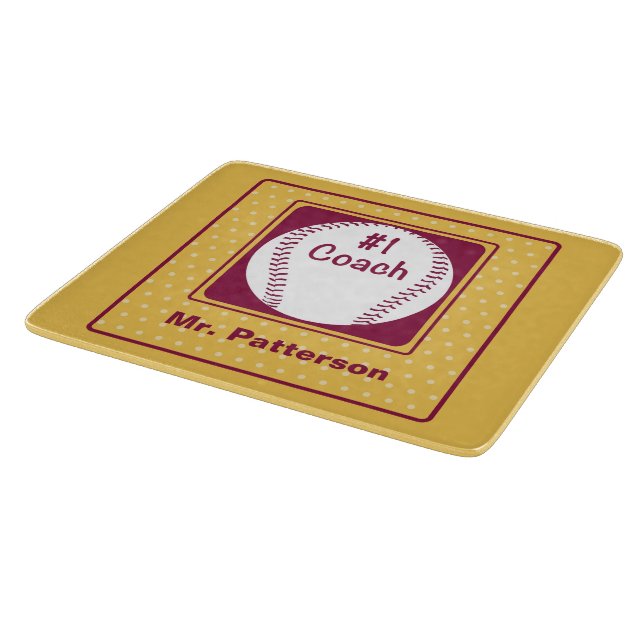 Tabla De Cortar Gracias Coach, Gracias Número 1 (Borde)