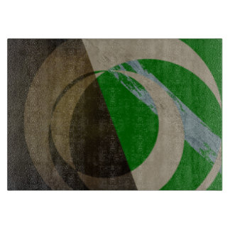 Tabla de cortar gráfica abstracta