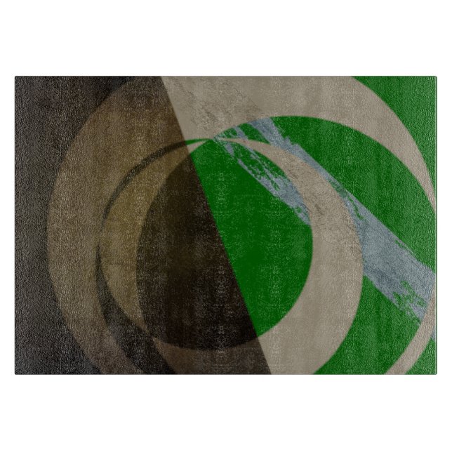 Tabla de cortar gráfica abstracta (Anverso)