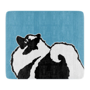 Tabla De Cortar Gráficos de Keeshond - Arte de perro original lind
