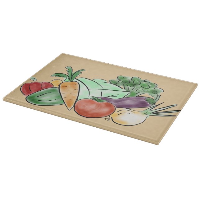 Tabla de cortar Gran Amor Veggie (Borde)