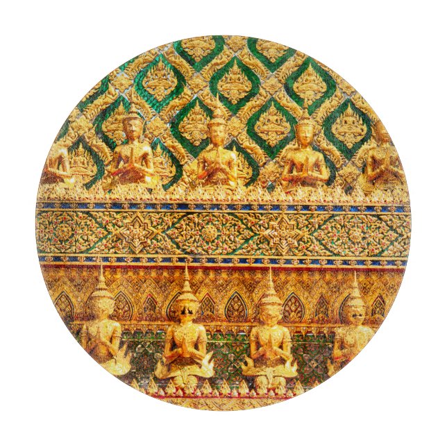 Tabla De Cortar Gran Palacio en Bangkok, Tailandia (Anverso)