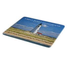 Tabla De Cortar Gran punto Faro Nantucket MAMÁ Cubierta