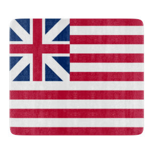 Tabla De Cortar Gran Unión, 1ª bandera estadounidense de las colon