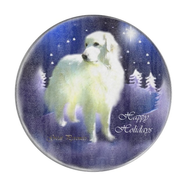 Tabla De Cortar Grandes Navidades de Pirineos (Anverso)