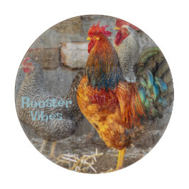 Tabla De Cortar Granja Vibraciones de Gallo