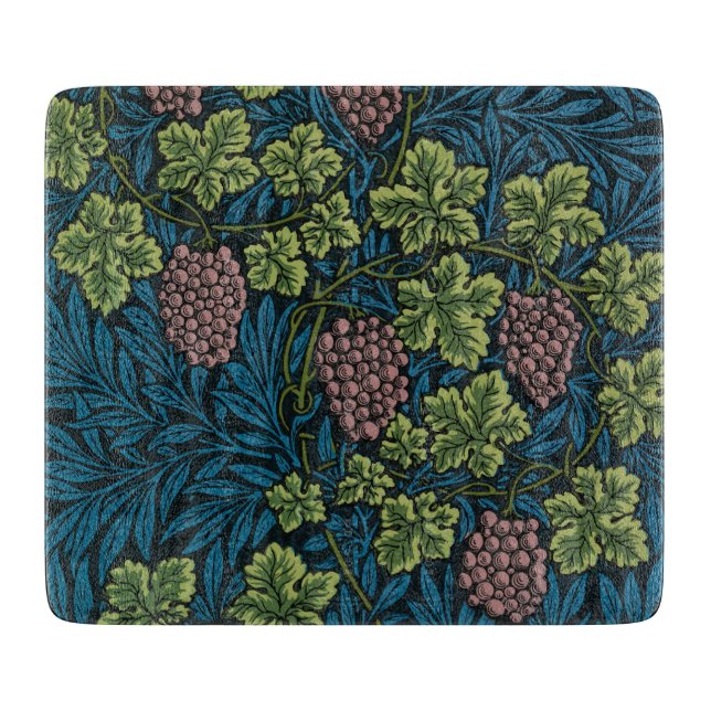 Tabla De Cortar  Grapevines with clusters of pink grapes  (Anverso)