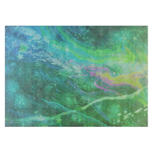 Tabla De Cortar Green Cosmic Hurricane (Anverso)