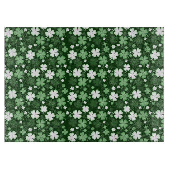 Tabla De Cortar Green Shamrock, Día de San Patricio (Anverso)
