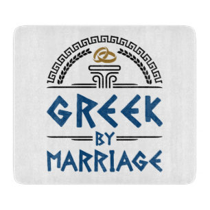 Tabla De Cortar Griego por familia de cónyuge matrimonial