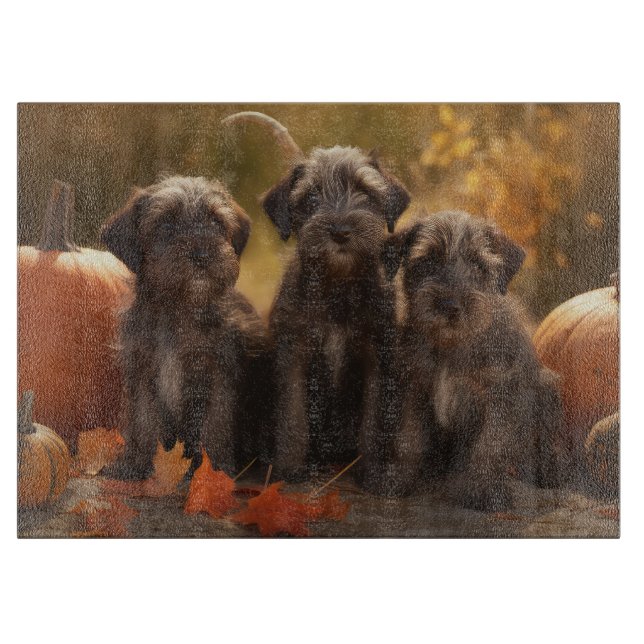 Tabla De Cortar Griffon Puppy con puntas alámbricas (Anverso)