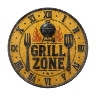 Tabla De Cortar Grill Zone BBQ Grill Master Kitchen Rustic 