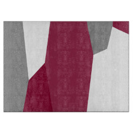 Tabla De Cortar Gris rosa y blanco