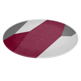 Tabla De Cortar Gris rosa y blanco