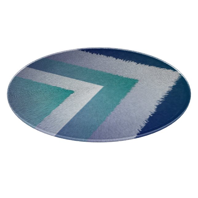 Tabla De Cortar gris verde azulado azul ex pastel (Borde)