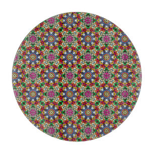 Tabla De Cortar Groovy Funky Flower Power