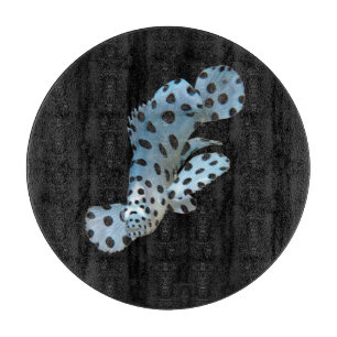 Tabla De Cortar Grouper - Diseño abstracto - Corte una foto