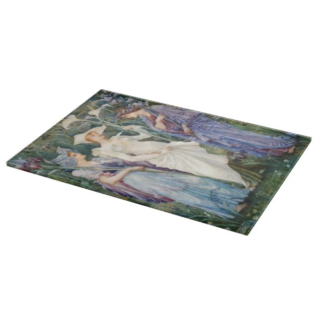 Tabla De Cortar Grúa de Gualterio: Rótulos de la primavera (Borde)