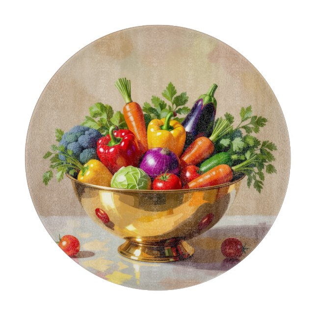 Tabla De Cortar „Grüne Kraft – Das Leben aus der Erde“ (Anverso)