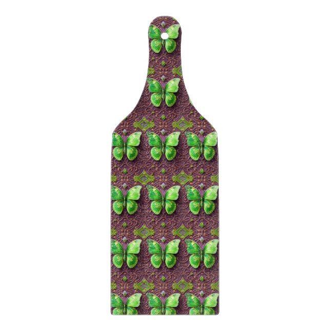 Tabla De Cortar Grüner Schmetterling 3D Optik (Anverso)