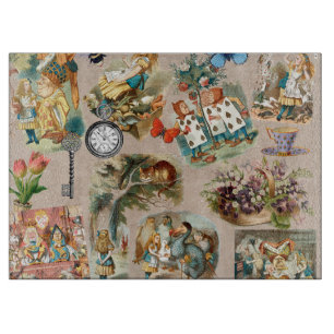 Tabla De Cortar Guardería Alice Colorido Clásico siglo XIX Wonderl