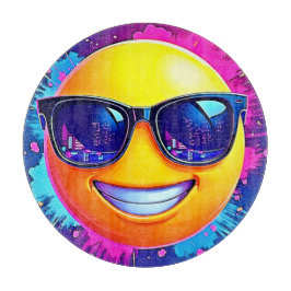 Tabla De Cortar Guay 😎 Emoji Splash Fun